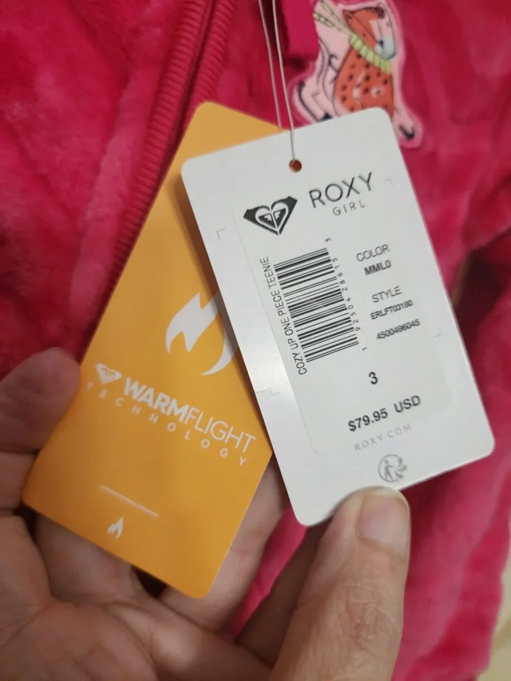 Roxy Cozy Up One Piece in Teenie Size 3 Brand new